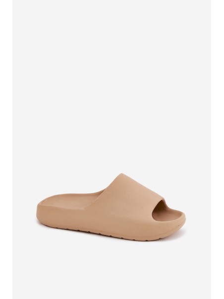 Women's Foam Slippers Dark Beige Rivasol