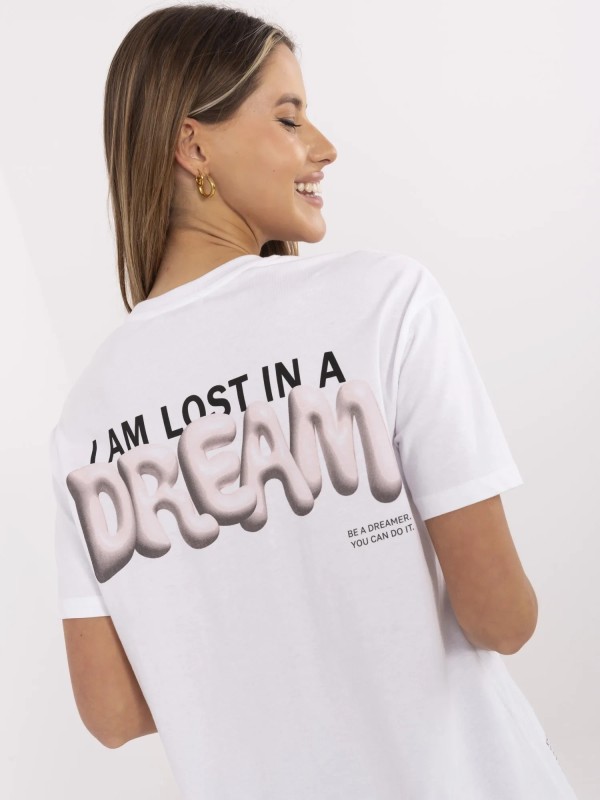 T-shirt-D12022AC02705A-biało-różowy