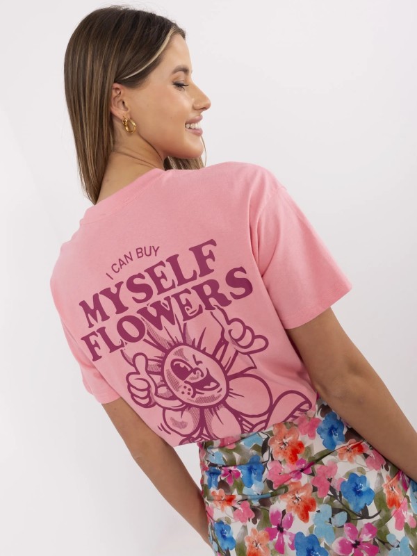 T-shirt-D12022AC02645I-różowy