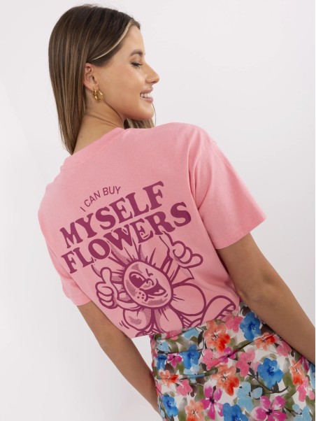 T-shirt-D12022AC02645I-różowy