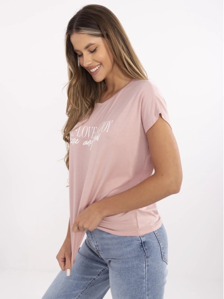 T-shirt-D12100M02737A-jasny różowy