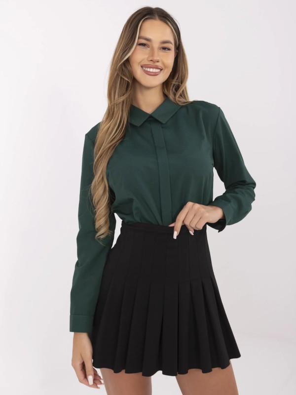 Koszula-LK-KS-508948.67-ciemny zielony