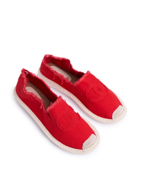 Classic Women's Espadrilles Red Flaure