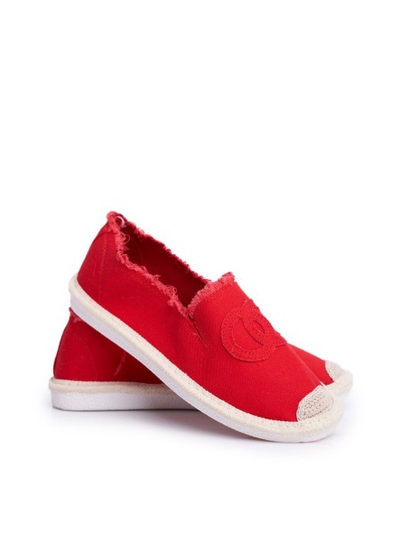 Classic Women's Espadrilles Red Flaure