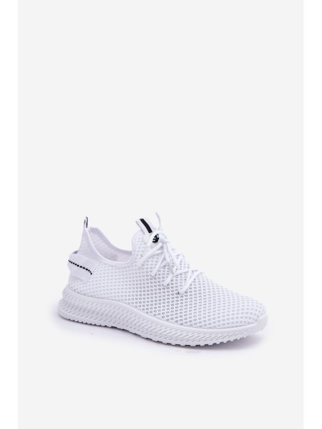 Mesh Slip On Sports Shoes Women White Harice