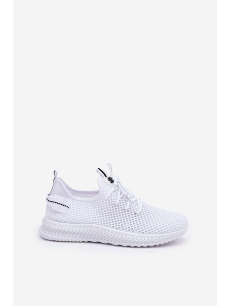 Mesh Slip On Sports Shoes Women White Harice