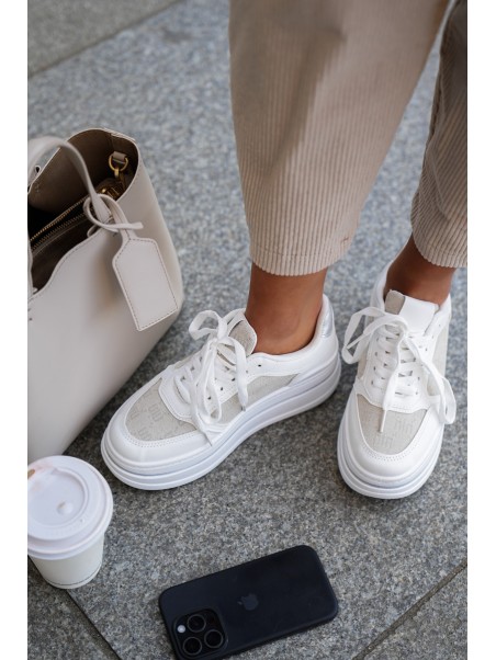 Women's Patterned Sneakers White Fenarra