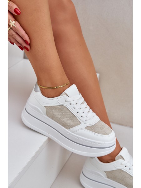 Women's Patterned Sneakers White Fenarra