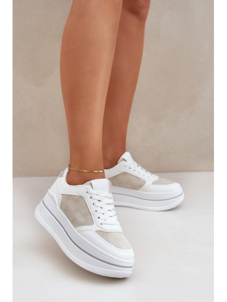 Women's Patterned Sneakers White Fenarra