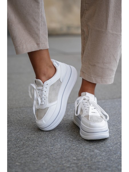 Women's Patterned Sneakers White Fenarra