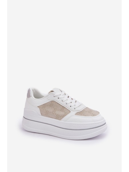 Women's Patterned Sneakers White Fenarra