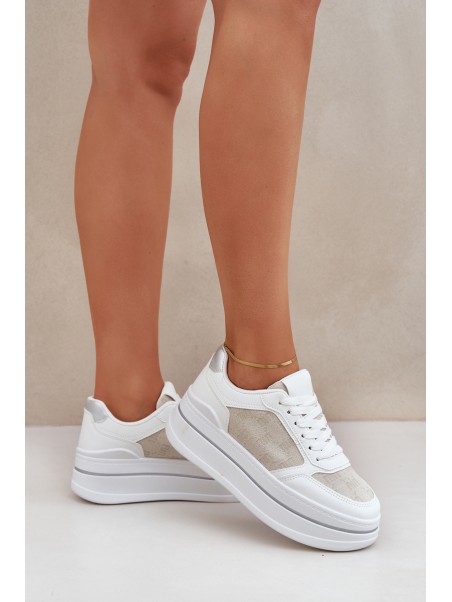 Women's Patterned Sneakers White Fenarra