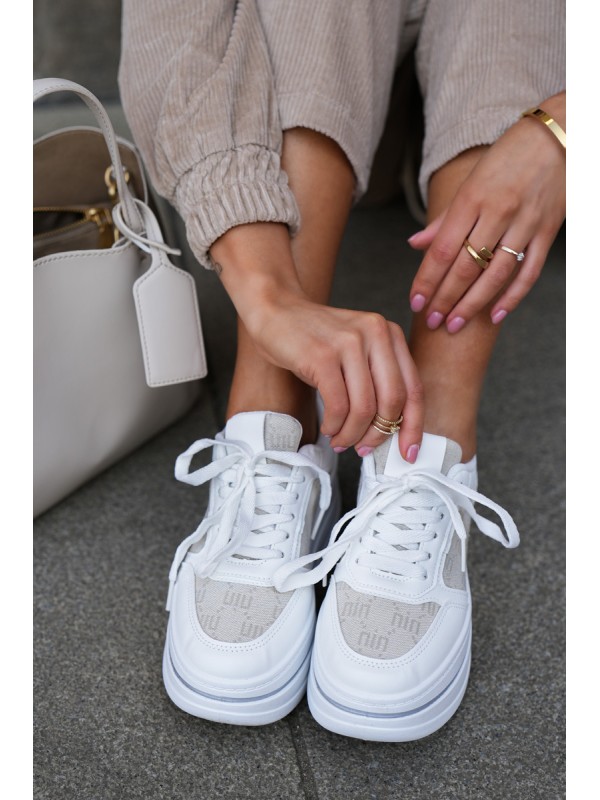 Women's Patterned Sneakers White Fenarra