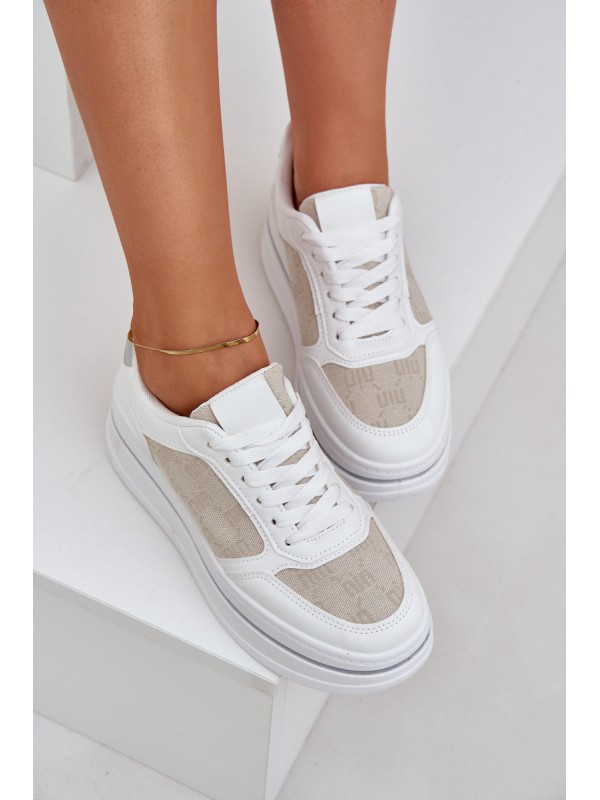 Women's Patterned Sneakers White Fenarra