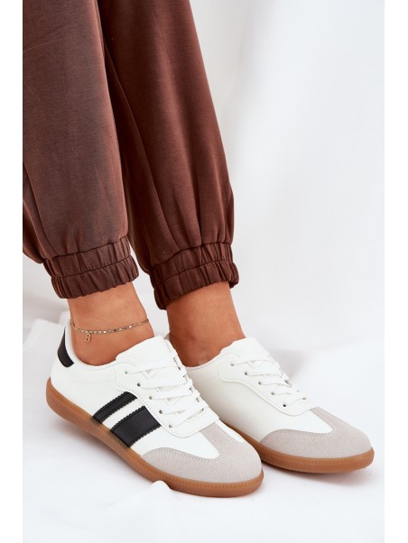 Low Women's Sneakers Made Of Eco Leather White Nonalorin
