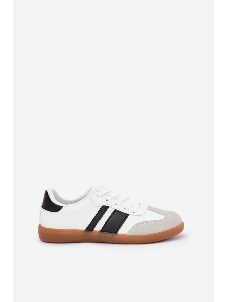 Low Women's Sneakers Made Of Eco Leather White Nonalorin
