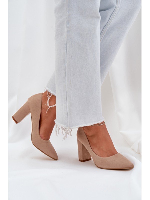 Moteriški aukštakulniai „On A Block Eco Suede“ tamsiai smėlio spalvos „Florena“