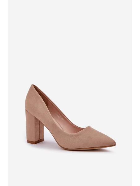 Moteriški aukštakulniai „On A Block Eco Suede“ tamsiai smėlio spalvos „Florena“