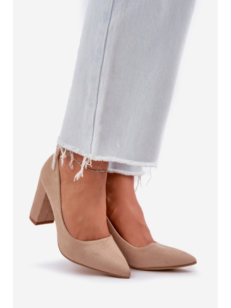 Moteriški aukštakulniai „On A Block Eco Suede“ tamsiai smėlio spalvos „Florena“
