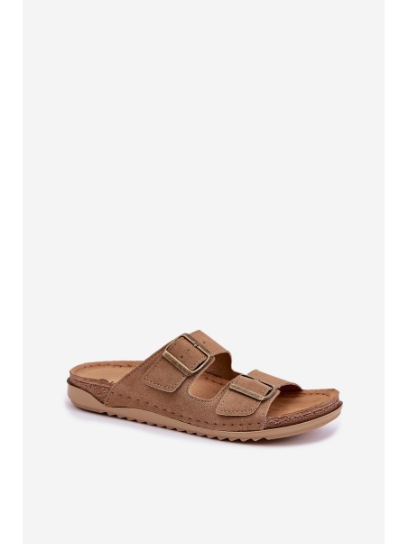 Moteriškos profilaktinės šlepetės Inblu Brown AA000068