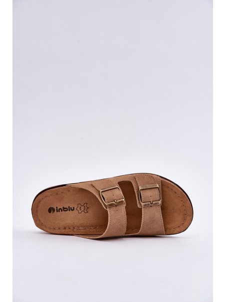 Moteriškos profilaktinės šlepetės Inblu Brown AA000068