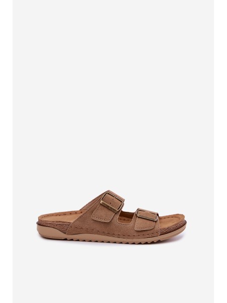 Moteriškos profilaktinės šlepetės Inblu Brown AA000068