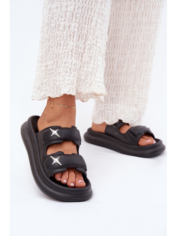 Foam Women's Platform Sandals Black Falowena 2