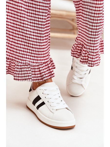 Women's Sports Sneakers Made Of Eco Leather White Ravina