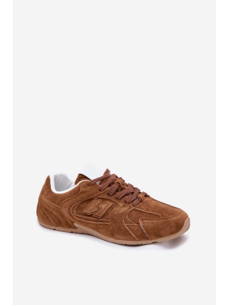 Women's Sports Shoes Made Of Eco Suede Camel Dorella