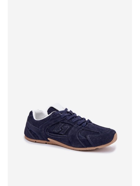 Women Sports Shoes Made Of Eco Suede Navy Dorella