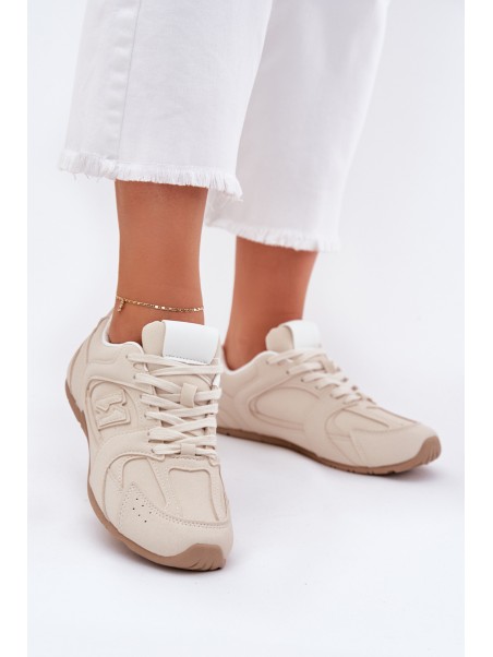 Women's Sports Shoes Made Of Eco Suede Beige Dorella