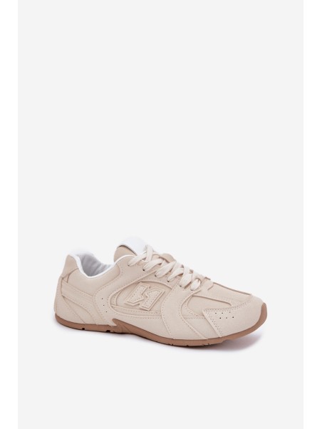 Women's Sports Shoes Made Of Eco Suede Beige Dorella