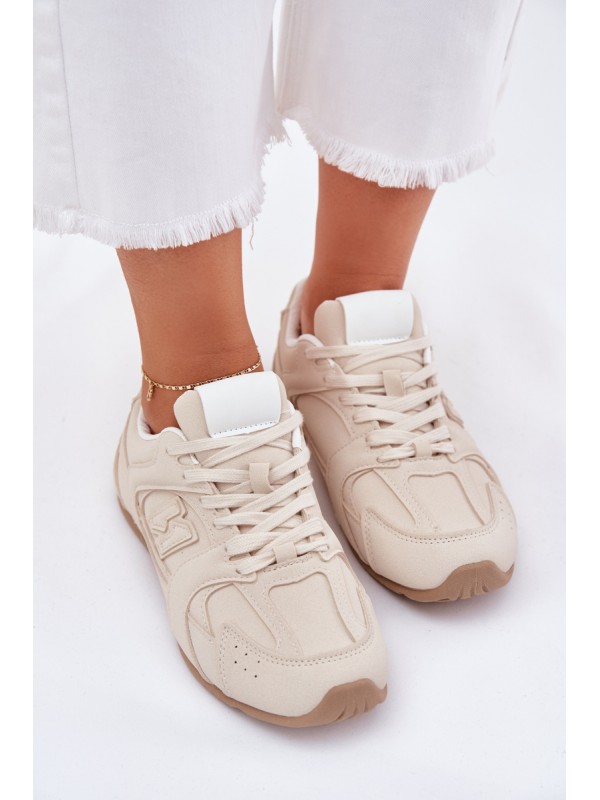 Women's Sports Shoes Made Of Eco Suede Beige Dorella