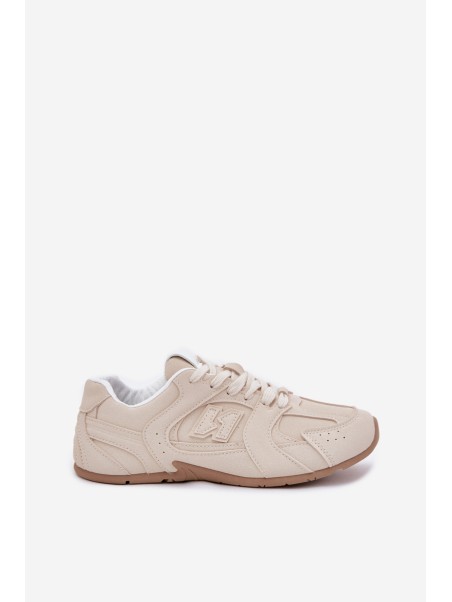 Women's Sports Shoes Made Of Eco Suede Beige Dorella