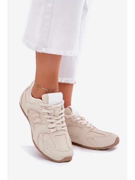Women's Sports Shoes Made Of Eco Suede Beige Dorella