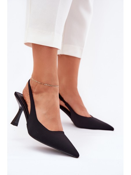 Ladies High Heels Sandals Black Lunira