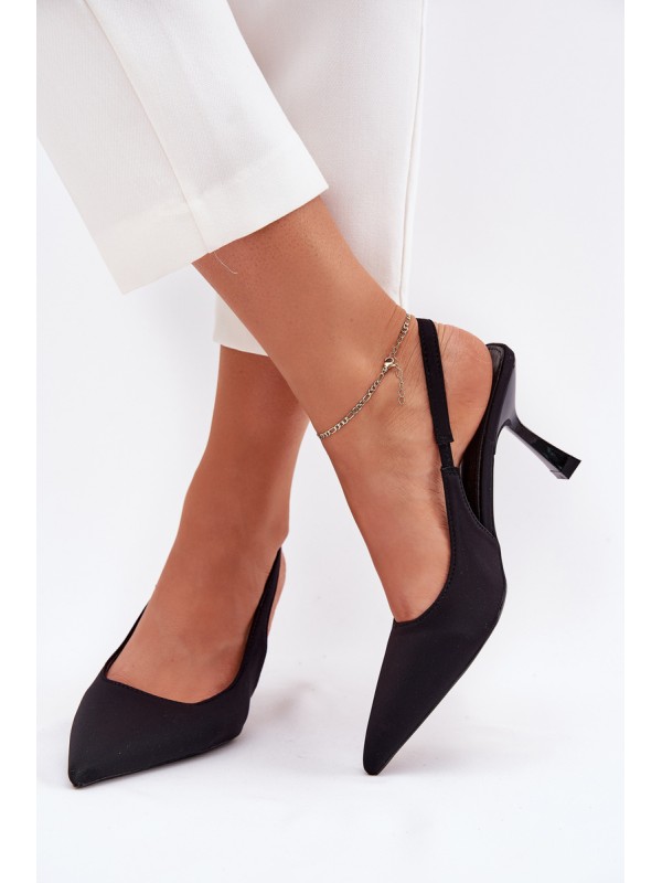 Ladies High Heels Sandals Black Lunira 2