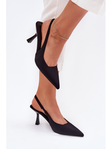 Ladies High Heels Sandals Black Lunira