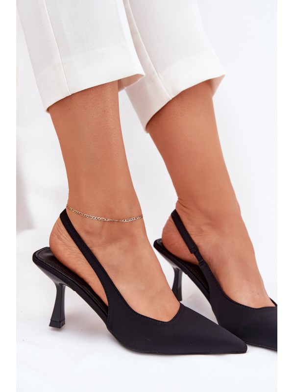 Ladies High Heels Sandals Black Lunira