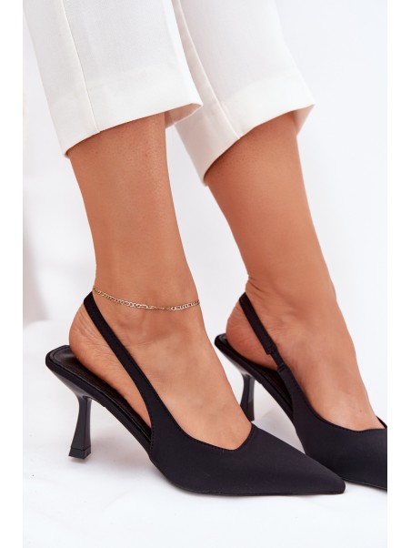 Ladies High Heels Sandals Black Lunira