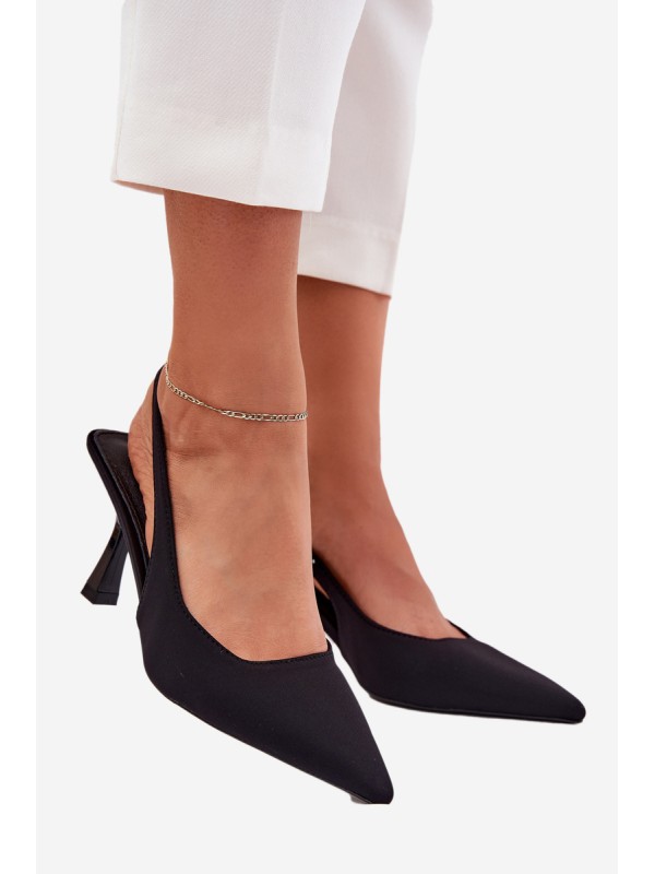 Ladies High Heels Sandals Black Lunira