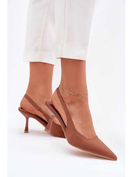 Women's Stiletto Sandals Camel Lunira