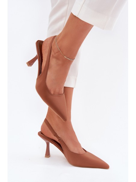 Women's Stiletto Sandals Camel Lunira