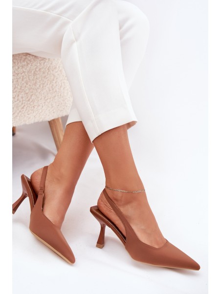 Women's Stiletto Sandals Camel Lunira