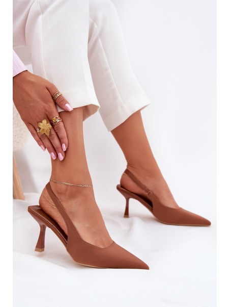 Women's Stiletto Sandals Camel Lunira