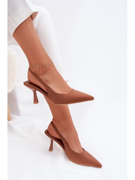 Women's Stiletto Sandals Camel Lunira