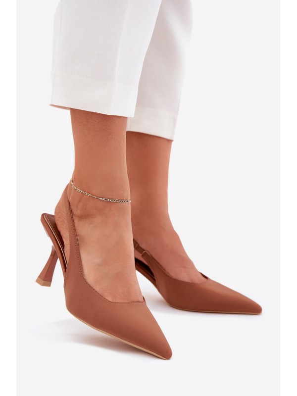 Women's Stiletto Sandals Camel Lunira