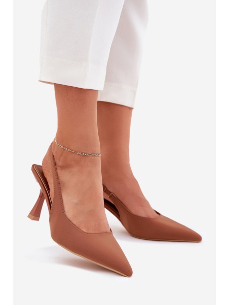 Women's Stiletto Sandals Camel Lunira