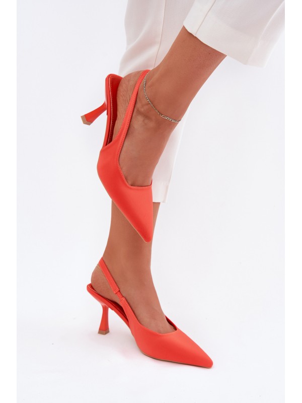 Women's Stiletto Sandals Orange Lunira