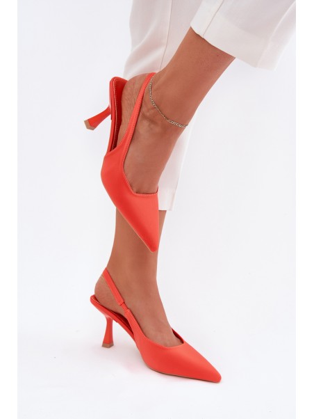Women's Stiletto Sandals Orange Lunira